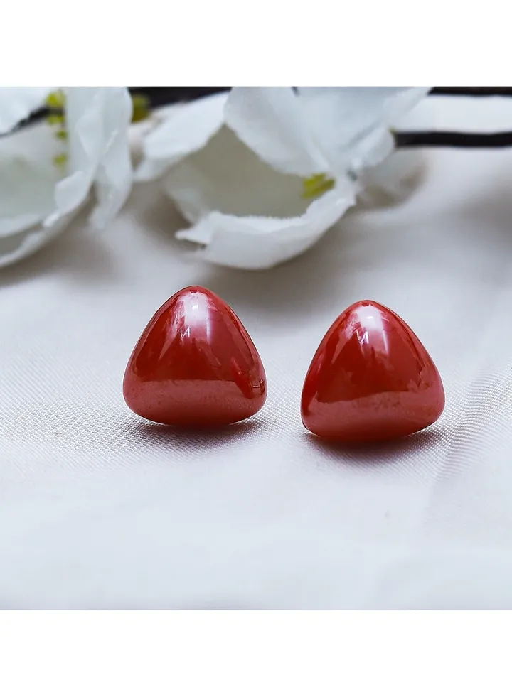 Colo Earring For Fluffy Women's Accessories-Red