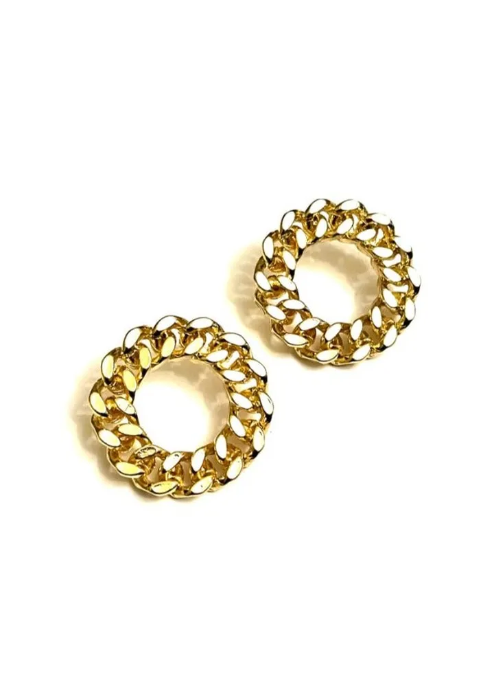 Round Chain Earrings