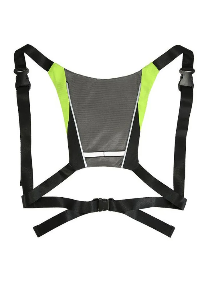 USB Rechargeable Reflective LED Signal Backpack For Bicycle 24 x 24centimeter