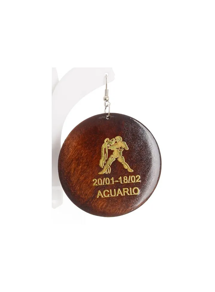 Aquarius Zodiac Earring