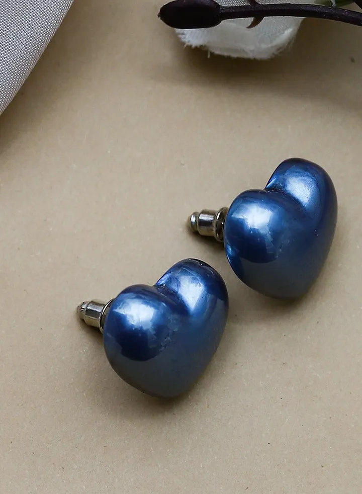 Colo Earring For Fluffy Women's Accessories-Blue Grey