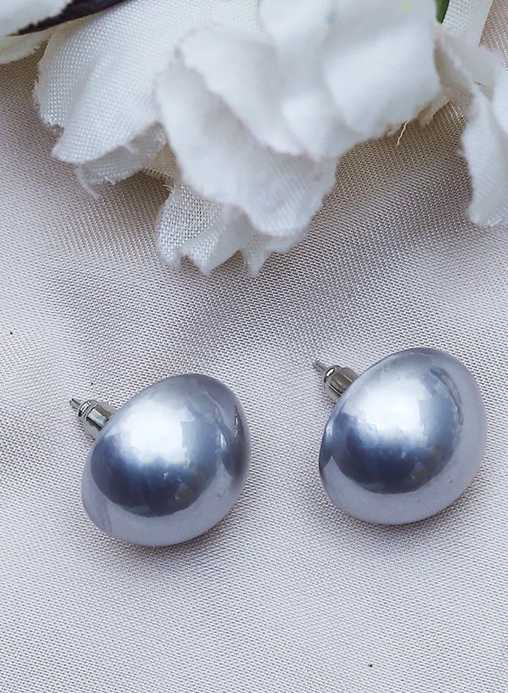 Colo Earring For Fluffy Women's Accessories- Grey