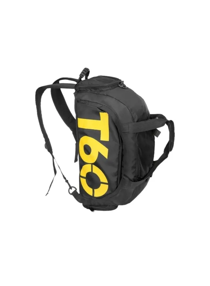Foldable Convertible Gym Bag Black/Yellow