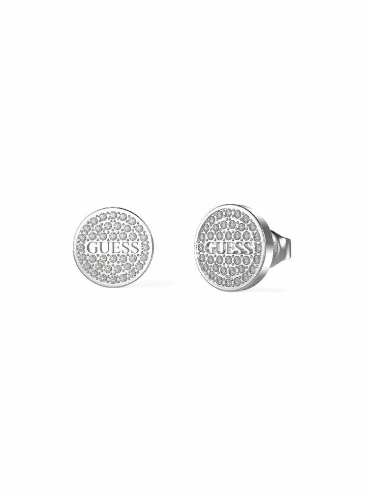 Pave with G Logo Coin Earring