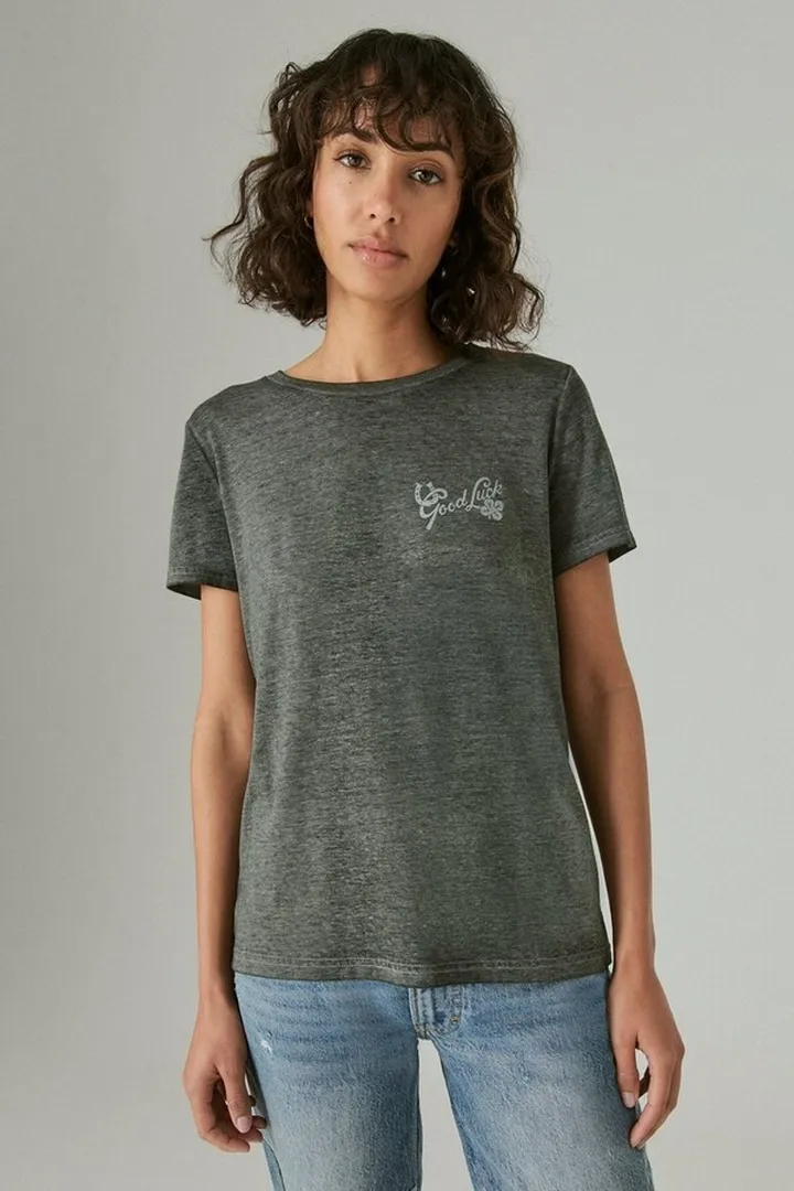 Lucky Horse Shoe Classic Crew Tee