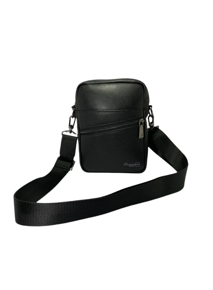 Classic Milano Men's Shoulder Bag Leather Crossbody Bag for Men Side Bag Sling Bag Small Messenger Bag Casual Travel Daily by Milano Leather