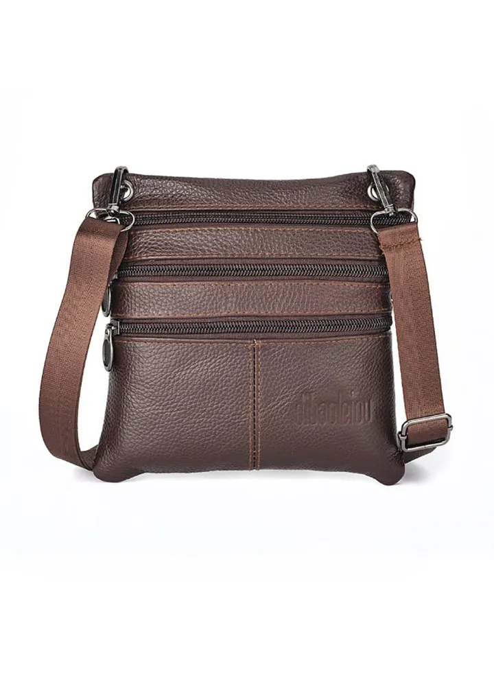 Stylish Mini Crossbody Bag Brown