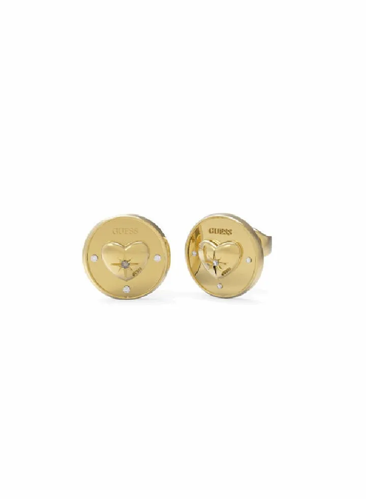 Heart of Coin Studs Earring