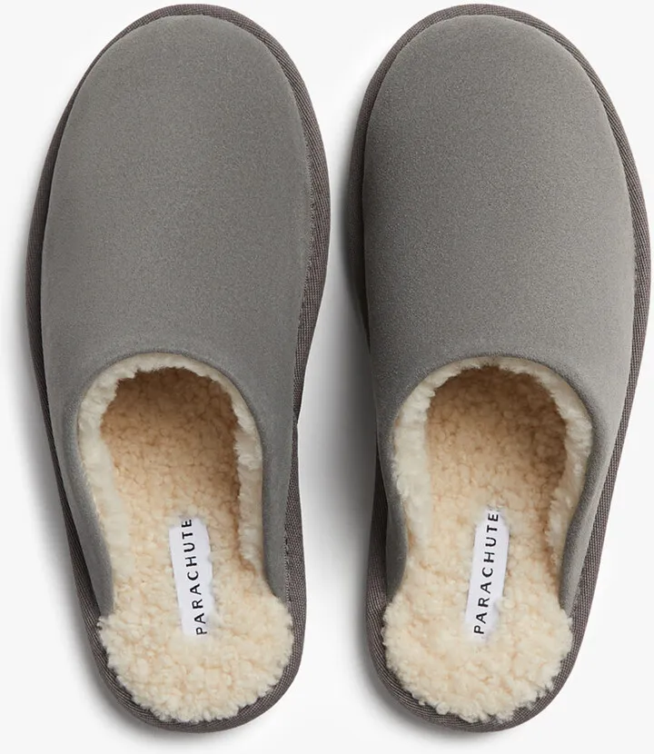 Unisex Suede Shearling Clogs size S | Parachute