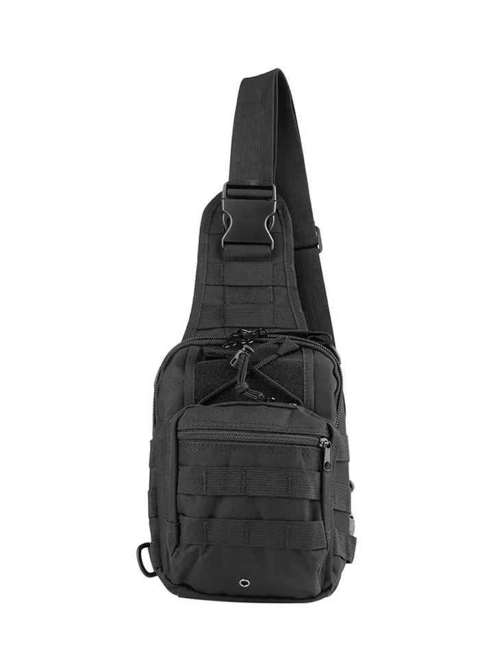 Adjustable Straps Crossbody Bag Black