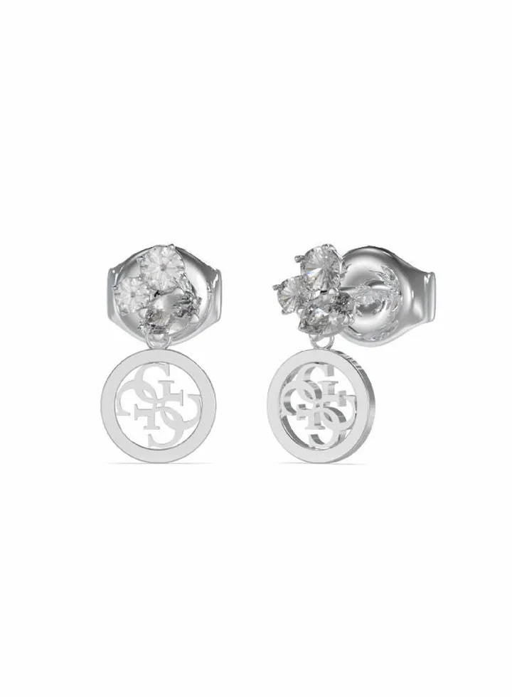 Silver 4G Logo Earring