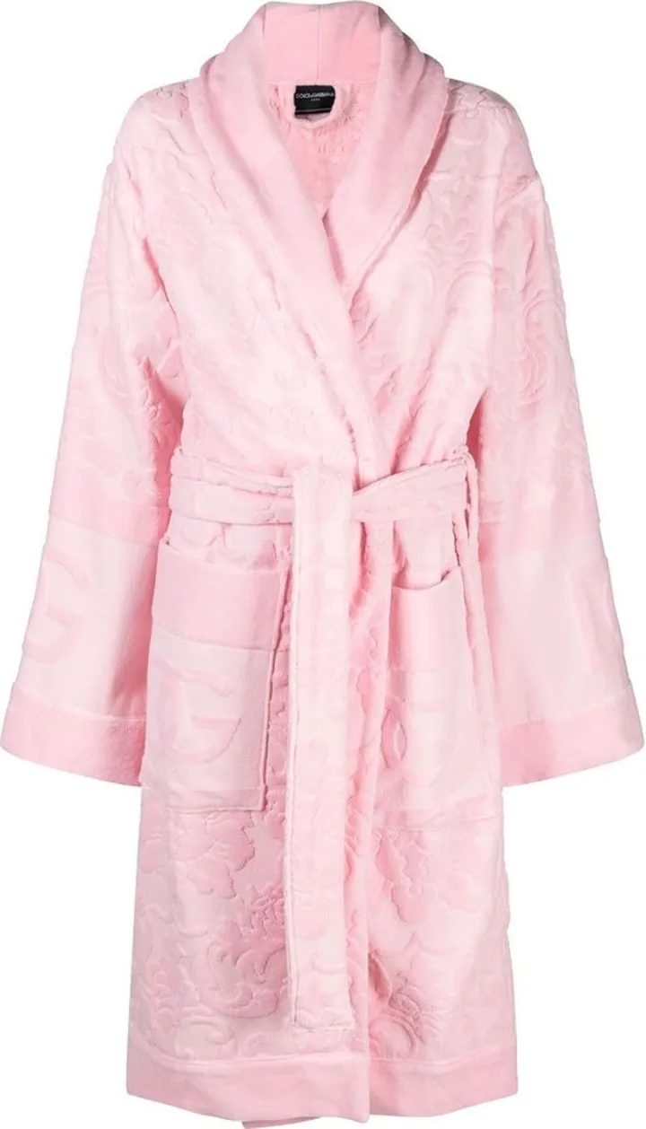 Pink DG Terry Cotton Robe