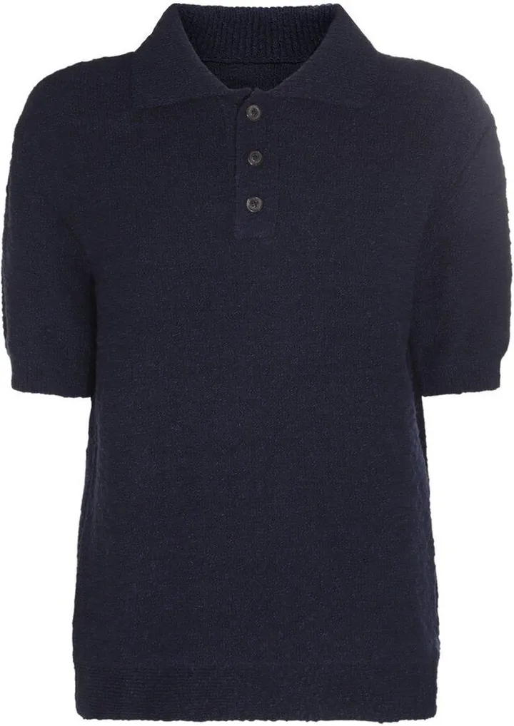 Short-sleeved Knit Polo-shirt