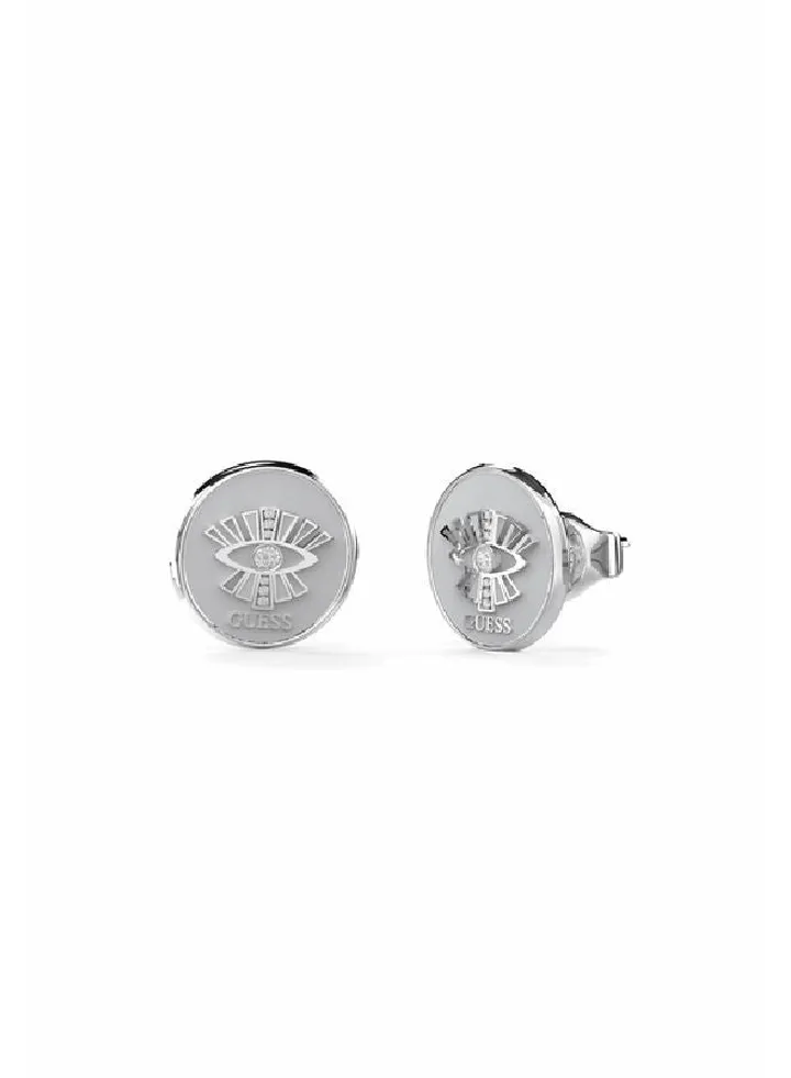 Eye Coin Stud Earring