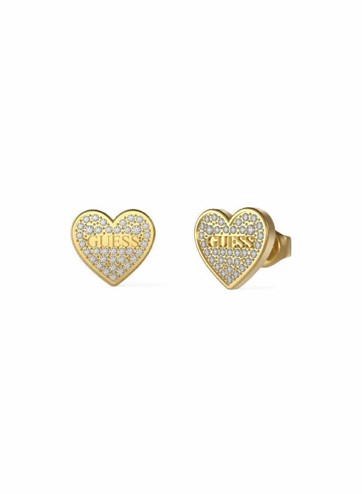 Pave with Guess Heart Earring