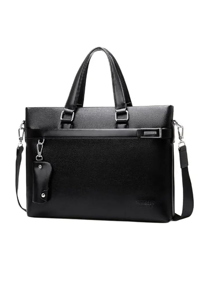 Leather Crossbody Bag Black