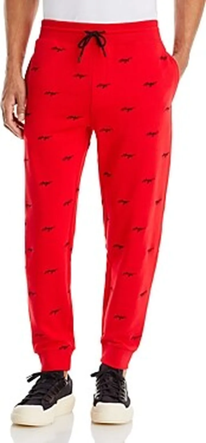 Hugo Duritba Relaxed Fit Logo Print Sweatpants