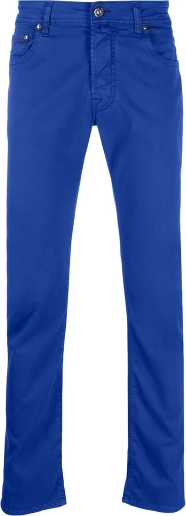 Slim-Fit Cotton-Blend Trousers