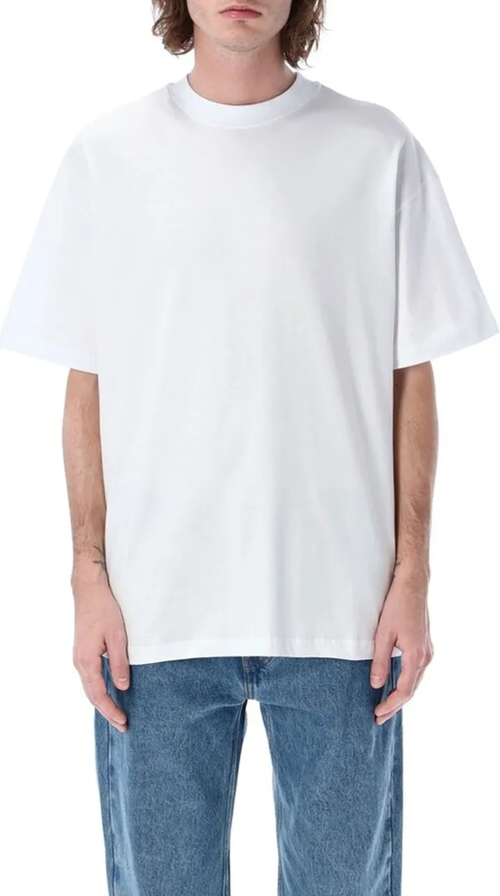 MSGM Logo Printed Crewnec T-Shirt