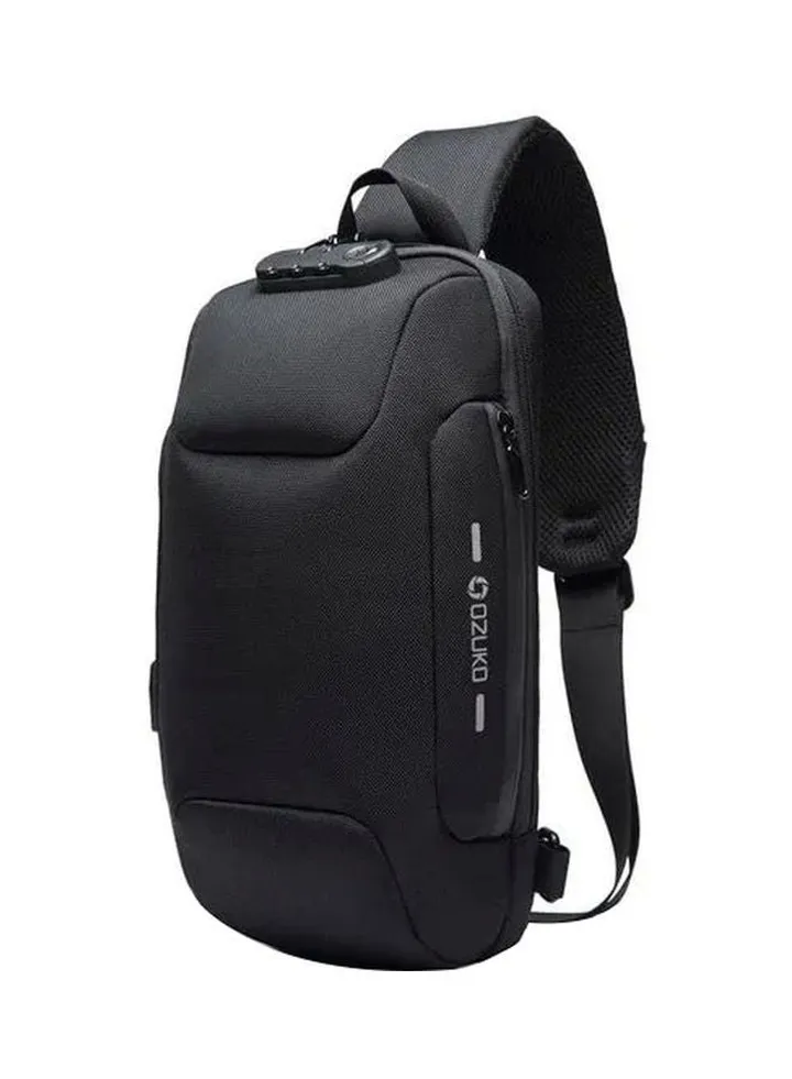 Leisure Fashion Anti-Theft Crossbody Bag Black