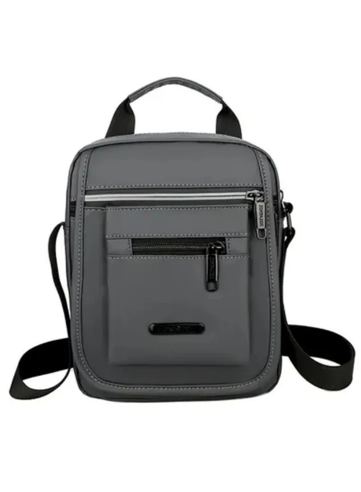 Leather Zipper Crossbody Bag