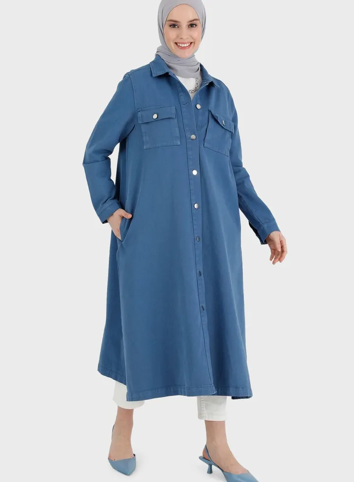 Pocket Detail Longline Tunic