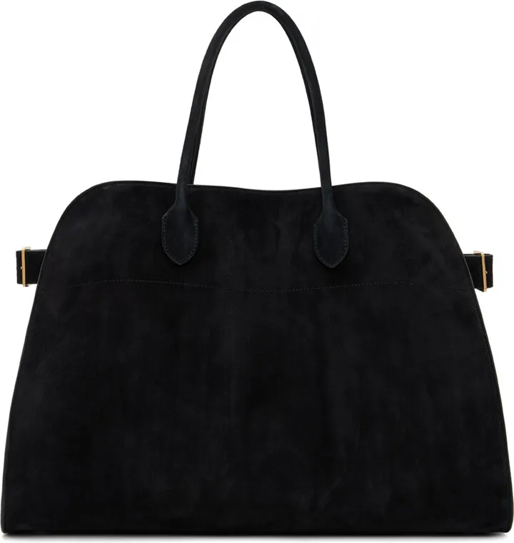 The Row Black Soft Margaux 17 Bag