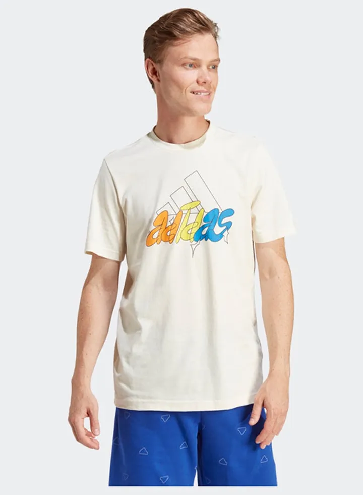 Illustrated Badge Graphic T-Shirt