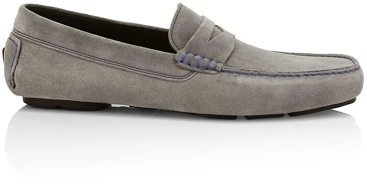 Soft Suede Driving Loafers