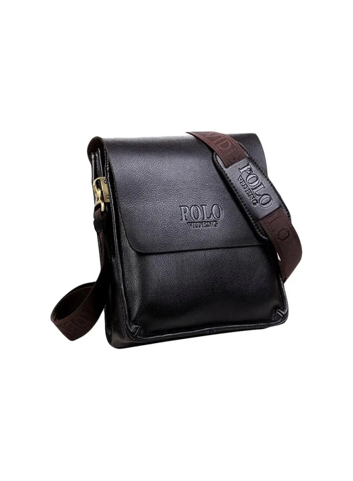 Leather Crossbody Bag Black/Brown