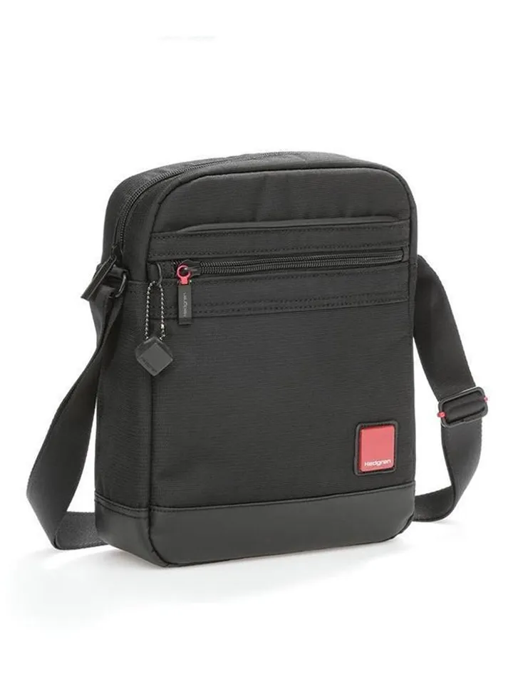 Descent Vertical Crossbody Bag Black