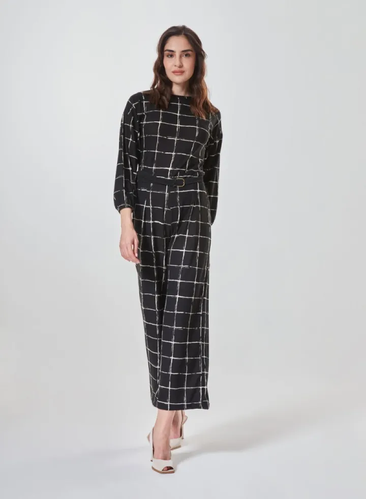 Balloon Sleeve Jumpsuit