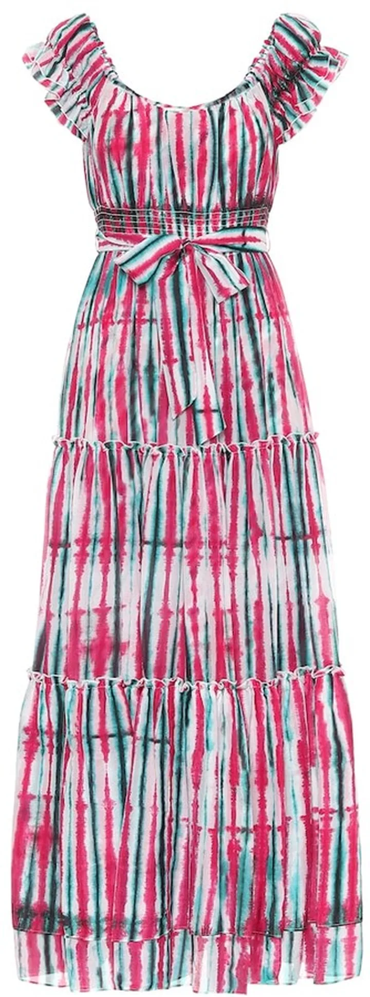 Lexie tie-dye cotton-blend maxi dress