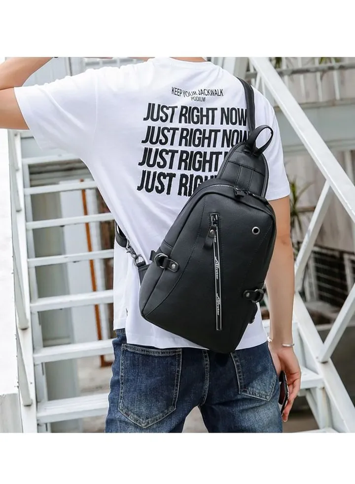 Trendy Men's Casual PU Messenger Bag