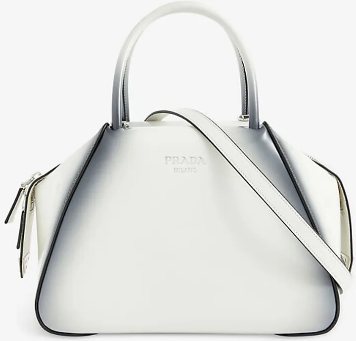 Womens Bianco S Supernova Small Leather Tote bag