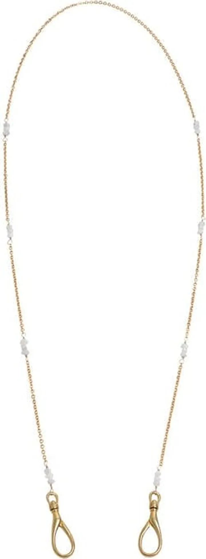 Ariana Ost Mask Chain Rough Diamond - Gold