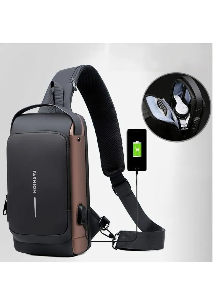New multi-function Combination lock single shoulder messenger bag