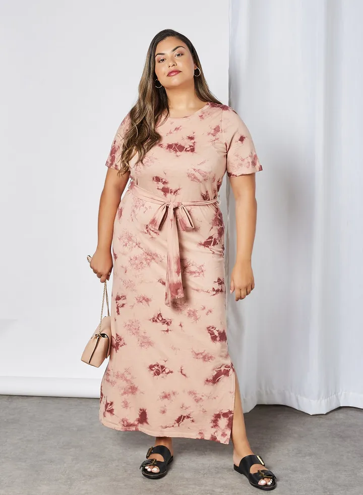 Miina Maxi Dress Mahogany Rose