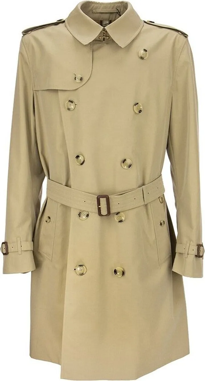 Burberry Double-Breasted Belted Waist Trench Coat