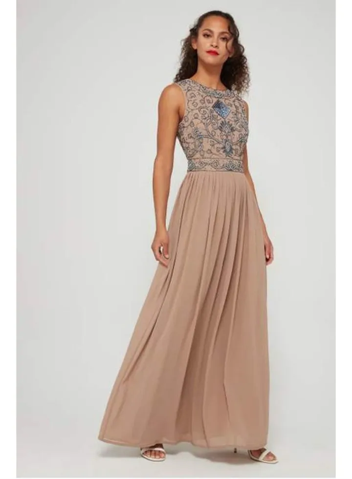 Davina Maxi Dress Brown