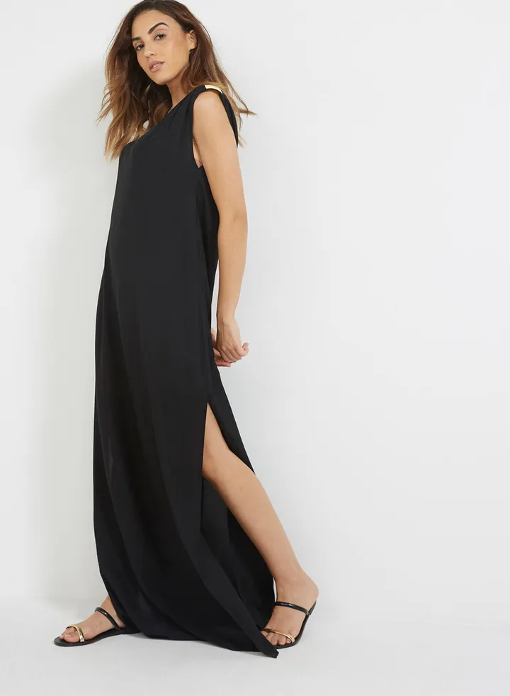 Sheena Dress Black/Yellow