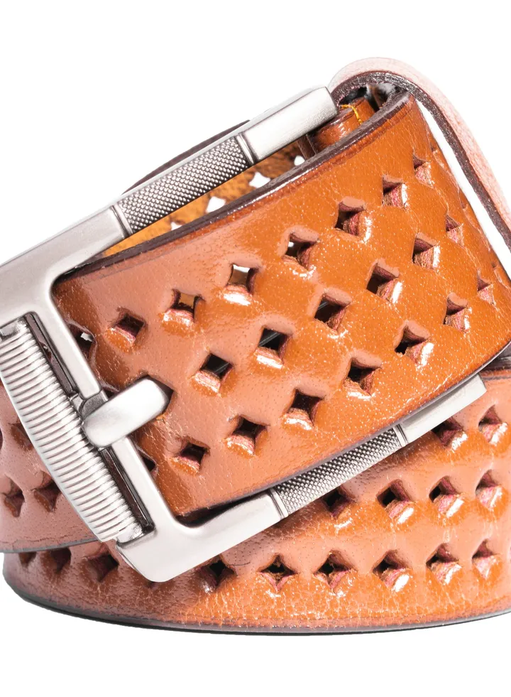 Motevia Men's 100% Genuine Leather Belt
