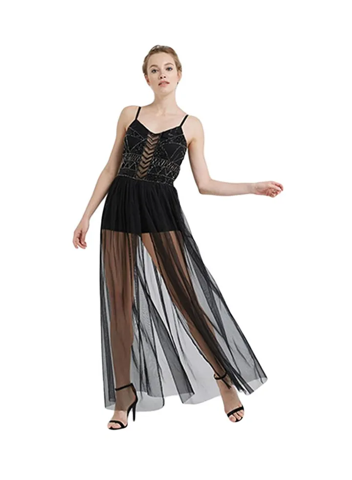 Pihu Dress With Shorts Black