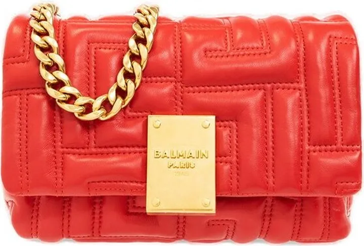 Balmain 1945 Quilted Mini Shoulder Bag