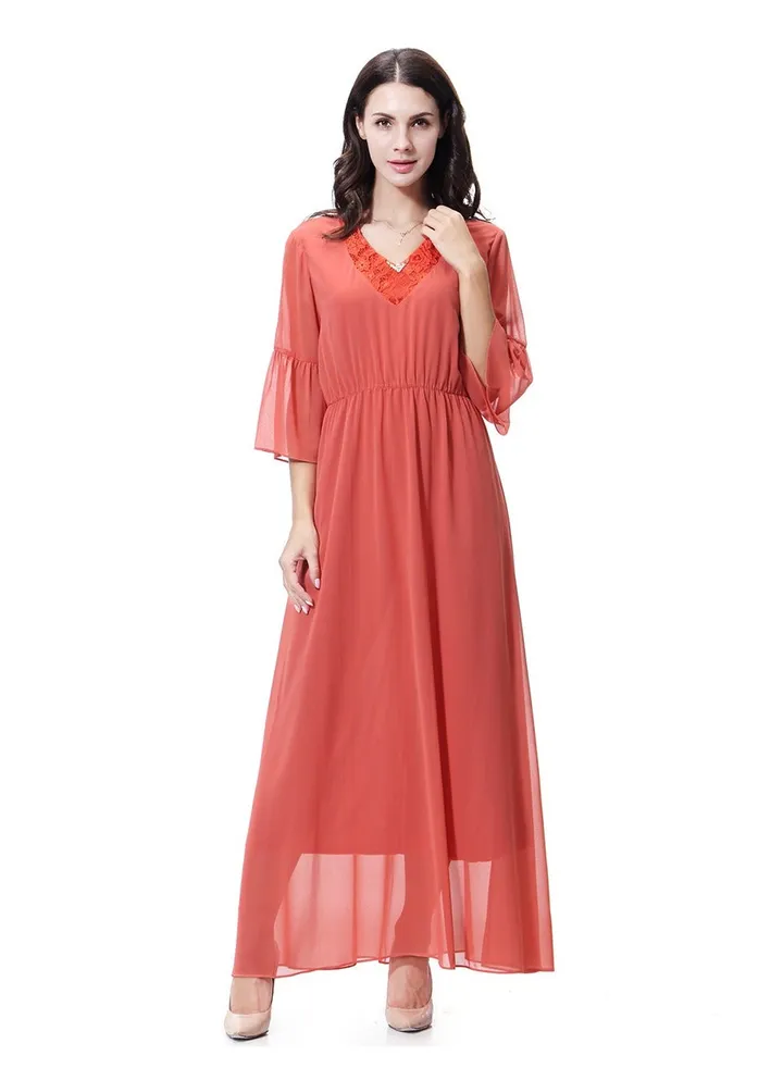 New Fashion Versatile Long sleeved Dress