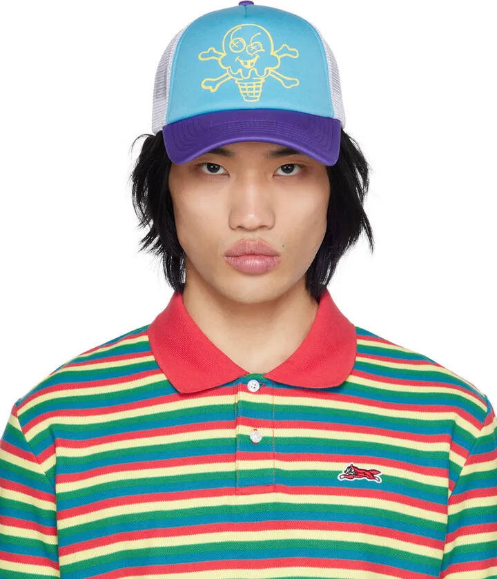 ICECREAM Blue Cones & Bones Trucker Cap