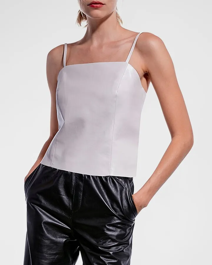 Penny Recycled Leather Cami