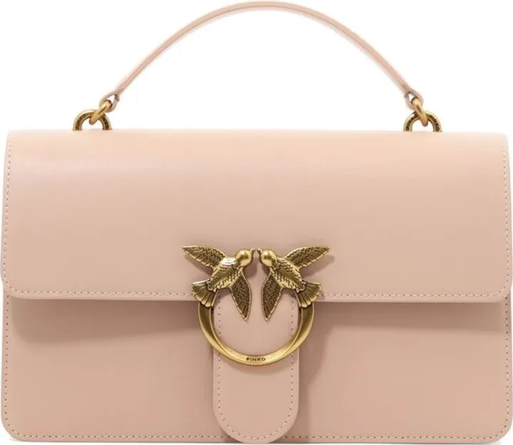 Pinko Love One Logo Plaque Tote Bag