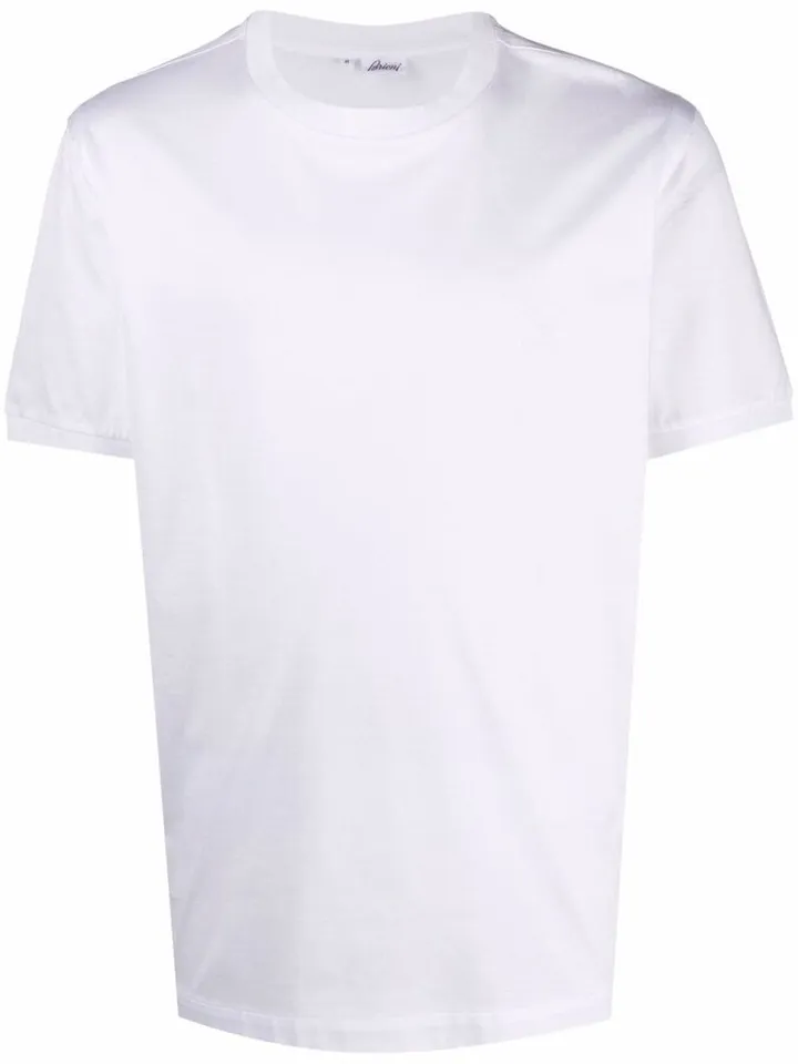 round-neck cotton T-shirt