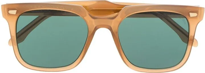 Translucent Square-Frame Sunglasses